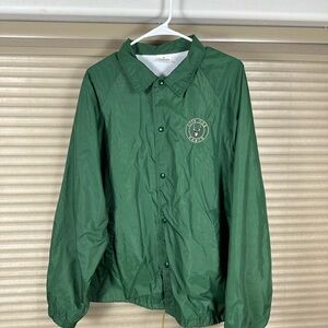 Green Windbreaker Jacket